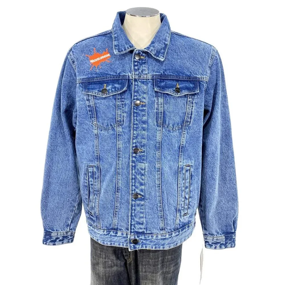 NWT Nickelodeon Members‎ Only Denim Jacket - Picture 2 of 7